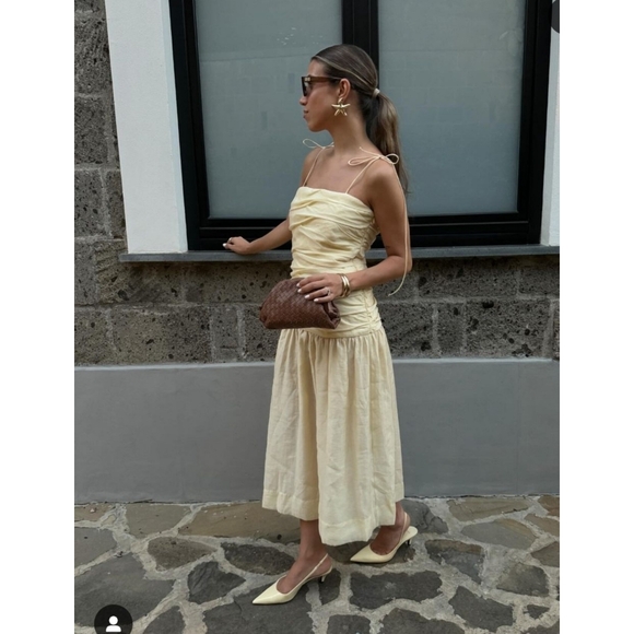 Zara Draped Midi Dress - Picture 8 of 16